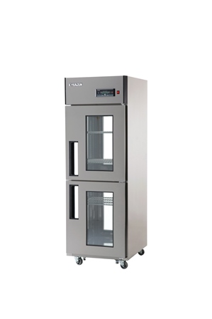 25박스 양문형 냉장고 간접 냉각 방식 에버젠 냉장 510L 2GLASS DOOR