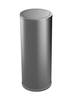 뱅뱅이 좁은 스텐 원형 휴지통 소 210Ø*H270