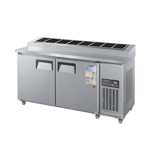 김밥 테이블 냉장고 1500 디지털 직접 냉각 냉장 296L 메탈