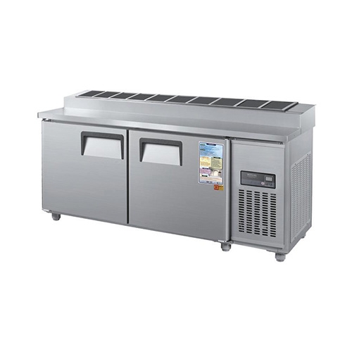 김밥 테이블 냉장고 1800 디지털 직접 냉각 냉장 380L 메탈