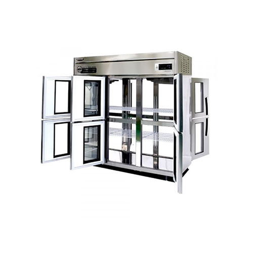라셀르 수직형 간냉 1700 양문형 냉장고1644L (유리도어:6)