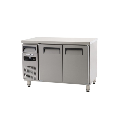 에버젠 직접냉각방식 냉동 테이블 1200 디지털 냉동 285L 2도어