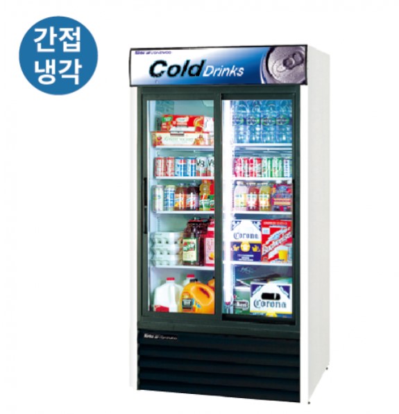 라셀르 냉장 쇼케이스 간냉식 수직형 950L (에너지 소비효율2등급)