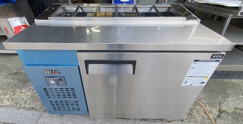 (진열품)김밥 테이블 냉장고 1200 디지털 냉장 364L 올 스텐