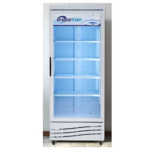 프리탑 FT-370R 화이트 냉장쇼케이스 간냉식 아날로그